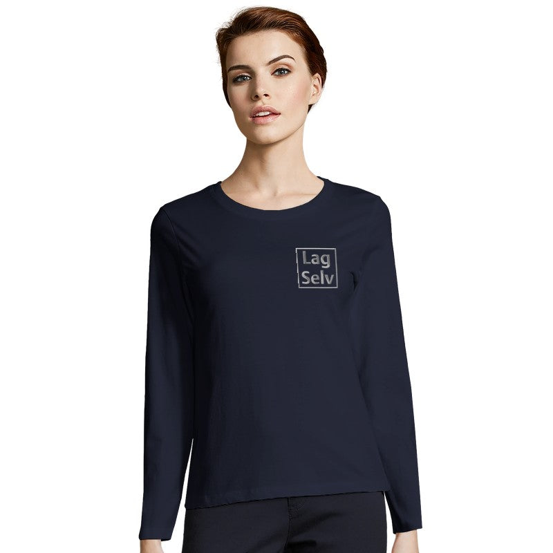 Långärmad t-shirt för kvinnor med broderi | Designa din egen