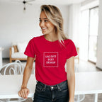 Klassisk dam-t-shirt | Designa din egen med eget tryck