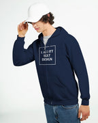 Personlig hoodie med dragkedja | Skapa din egen zip-hoodie med eget tryck