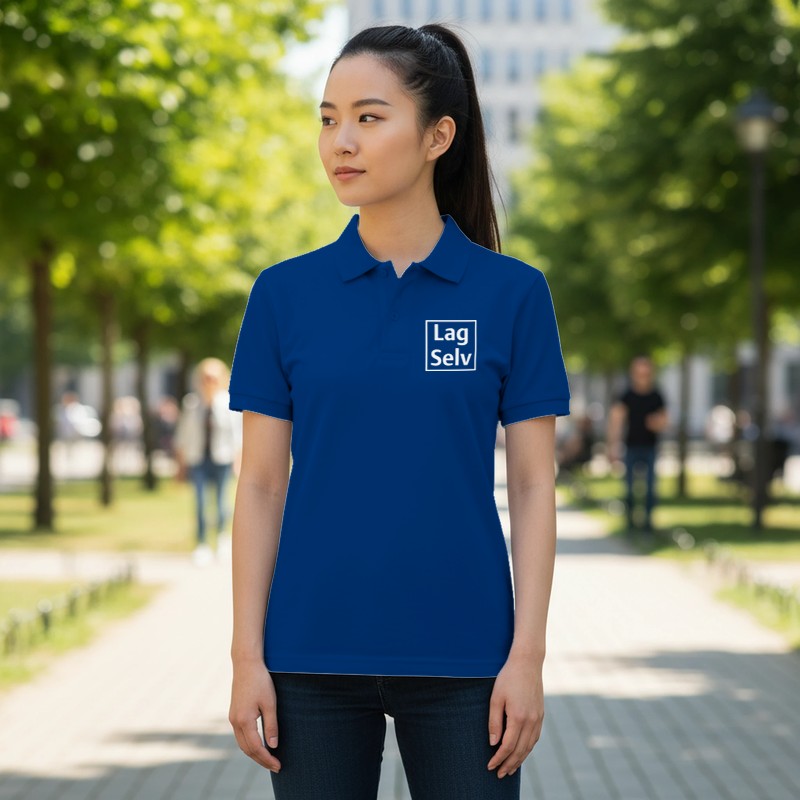 Pikétröja med eget tryck | Unisex premium