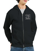 Designa din egen hoodie med broderi – Klassisk unisex-hoodie med dragkedja