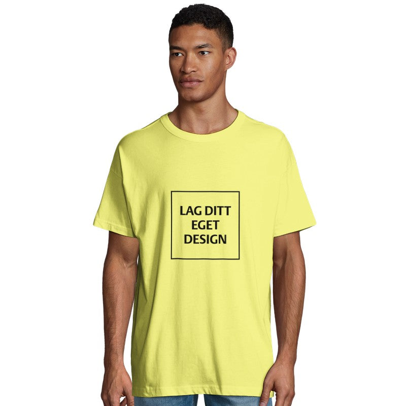 Ekologisk oversized T-shirt för män | Designa din egen T-shirt med tryck