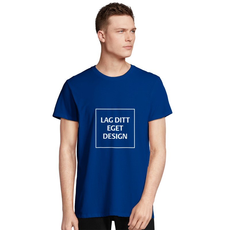 Återvunnen unisex-T-shirt med rund hals | Designa din egen T-shirt med tryck
