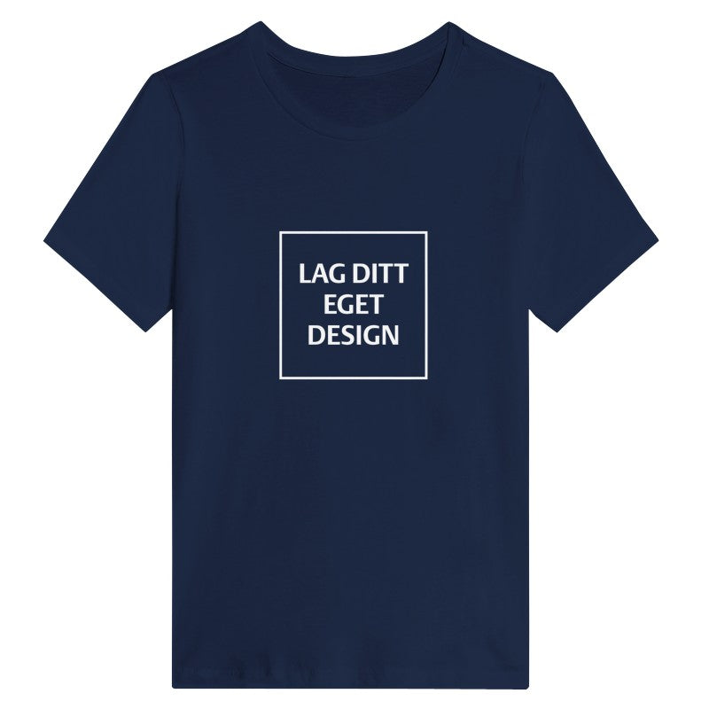 Avslappnad dam-t-shirt | Eget tryck