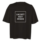 Ekologisk oversized-T-shirt för kvinnor | designa din egen T-shirt med tryck