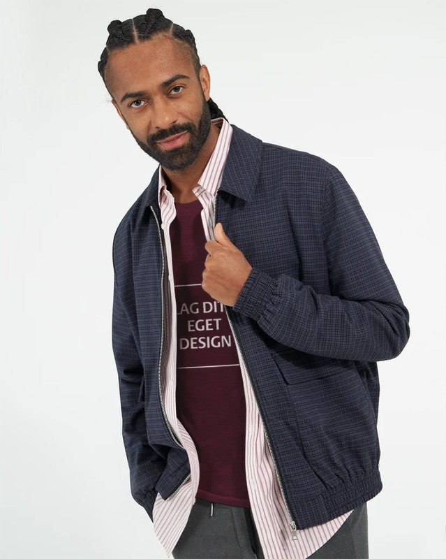 Premium unisex-t-shirt med rund hals | Designa din egen med eget tryck
