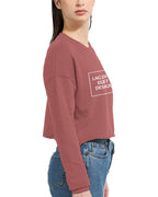 Designa din egen cropped sweatshirt för damer | personlig tröja med tryck
