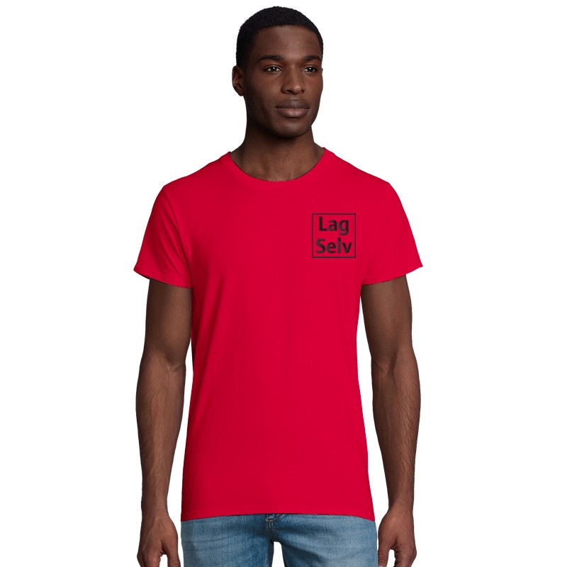 Ekologisk T-shirt för män med eget broderi | designa din egen