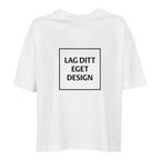Ekologisk oversized-T-shirt för kvinnor | designa din egen T-shirt med tryck