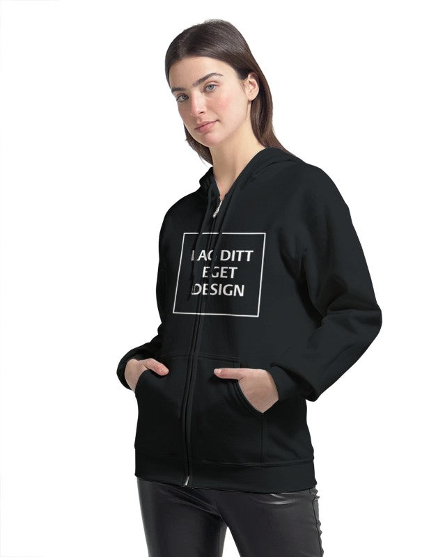 Personlig hoodie med dragkedja | Skapa din egen zip-hoodie med eget tryck