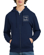 Designa din egen premium-unisex-hoodie med personligt broderi