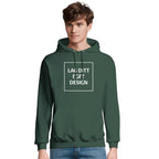 Designa din egen återvunna unisexhoodie | Personligt tryck