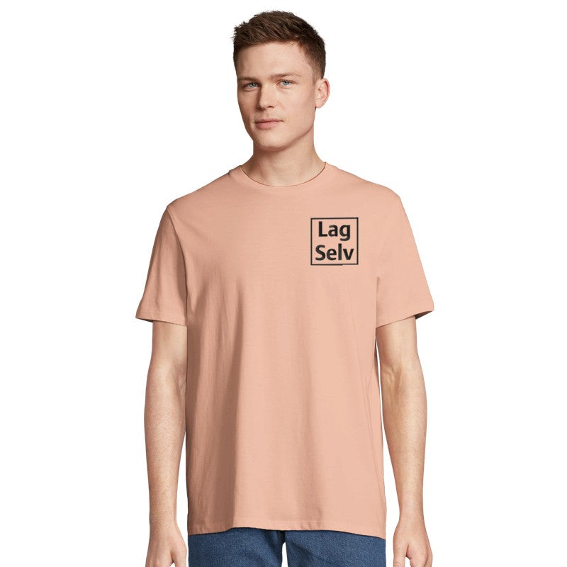 Designa din egen ekologiska unisex-T-shirt med personligt broderi