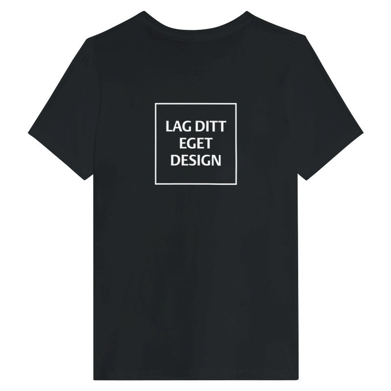 Avslappnad dam-t-shirt | Eget tryck
