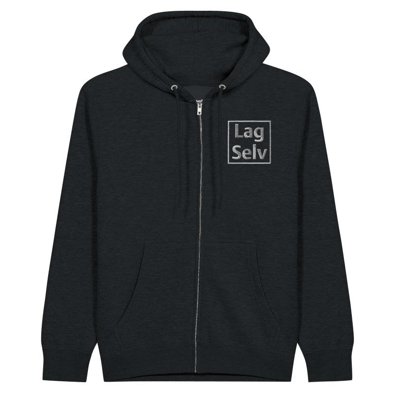 Designa din egen premium-unisex-hoodie med personligt broderi