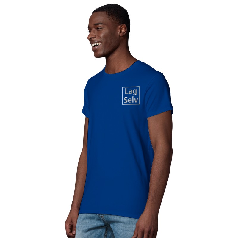 Ekologisk T-shirt för män med eget broderi | designa din egen