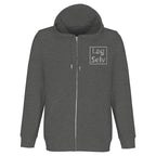 Ekologisk unisex-hoodie med dragkedja | Personligt broderi