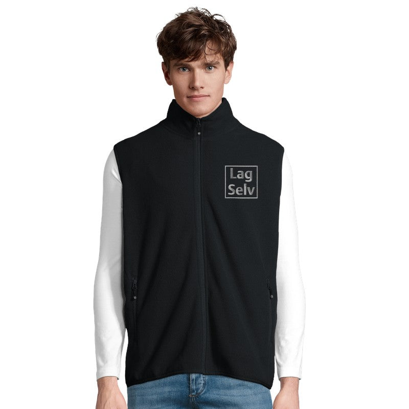 Unisex-väst i microfleece med dragkedja | Designa din egen med broderi