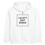 Personlig hoodie med dragkedja | Skapa din egen zip-hoodie med eget tryck