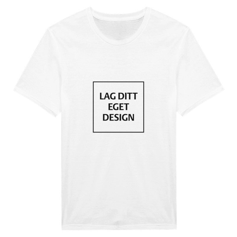 Klassisk unisex-t-shirt med rund hals för eget tryck | Designa din egen t-shirt