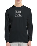 Personlig unisex-långärmad t-shirt med broderi – Designa din egen