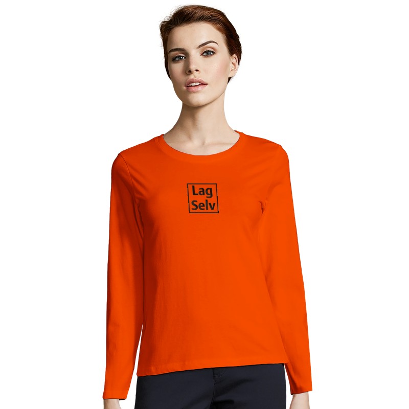 Långärmad t-shirt för kvinnor med broderi | Designa din egen