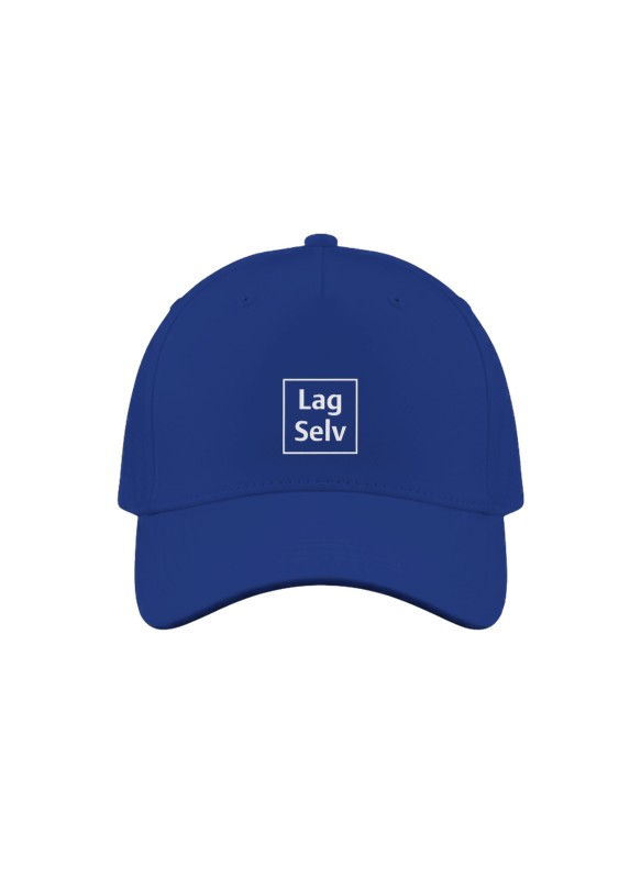 Personlig keps med 5 paneler och tryck | Designa din egen logotyp