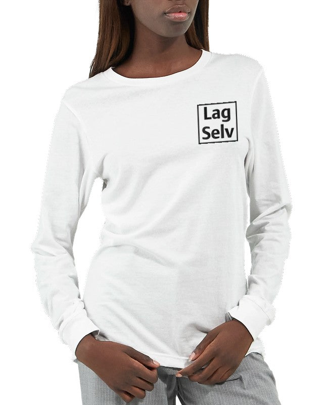 Premium-långärmad T-shirt: designa med personligt broderi
