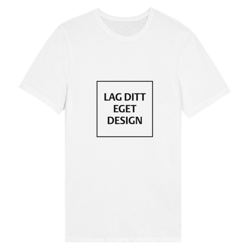 Designa din egen polycotton-unisex-T-shirt med tryck – personlig stil och komfort