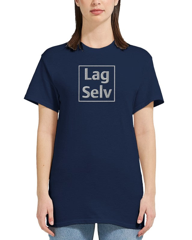 T-shirt med tung kvalitet för damer med eget broderi – Designa din egen