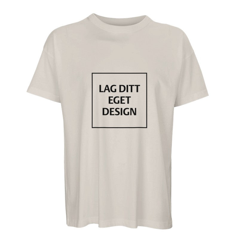 Ekologisk oversized T-shirt för män | Designa din egen T-shirt med tryck