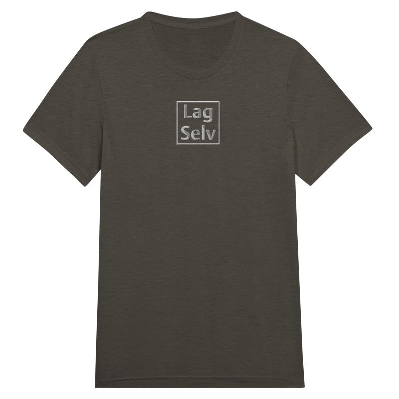 Designa din egen triblend-unisex-t-shirt med broderi