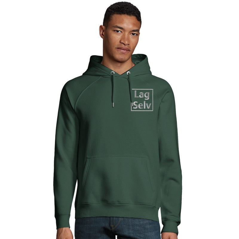 Ekologisk unisex-hoodie – designa din egen med broderi