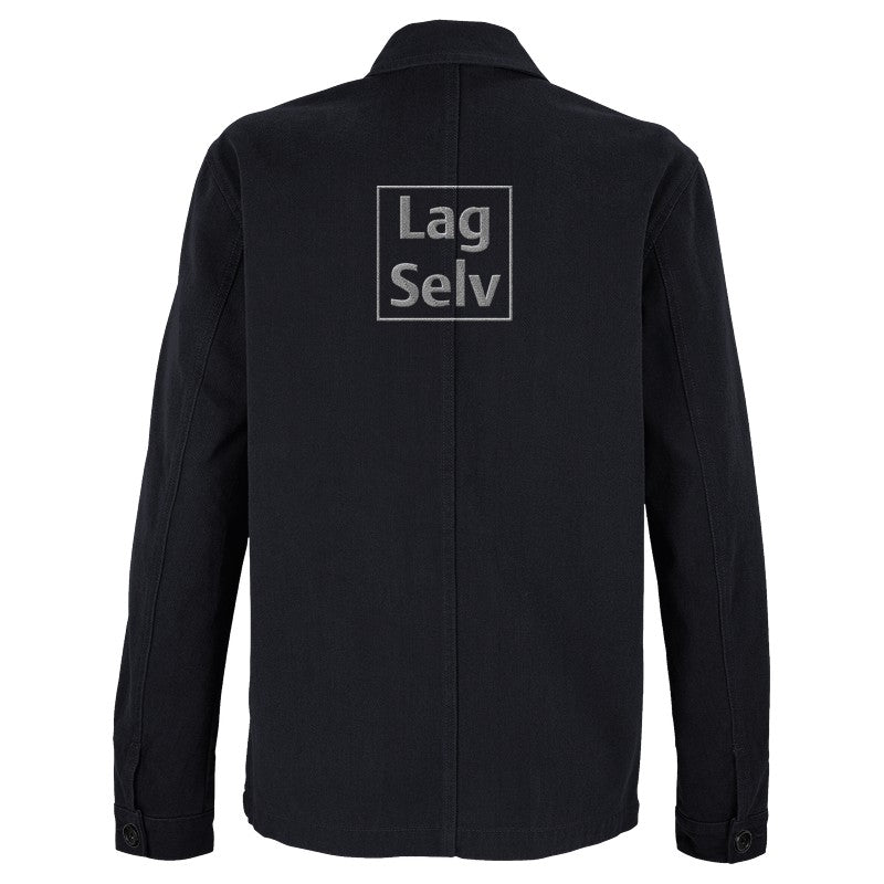 Designa din egen ekologiska unisexjacka med broderi | Anpassad arbetsjacka