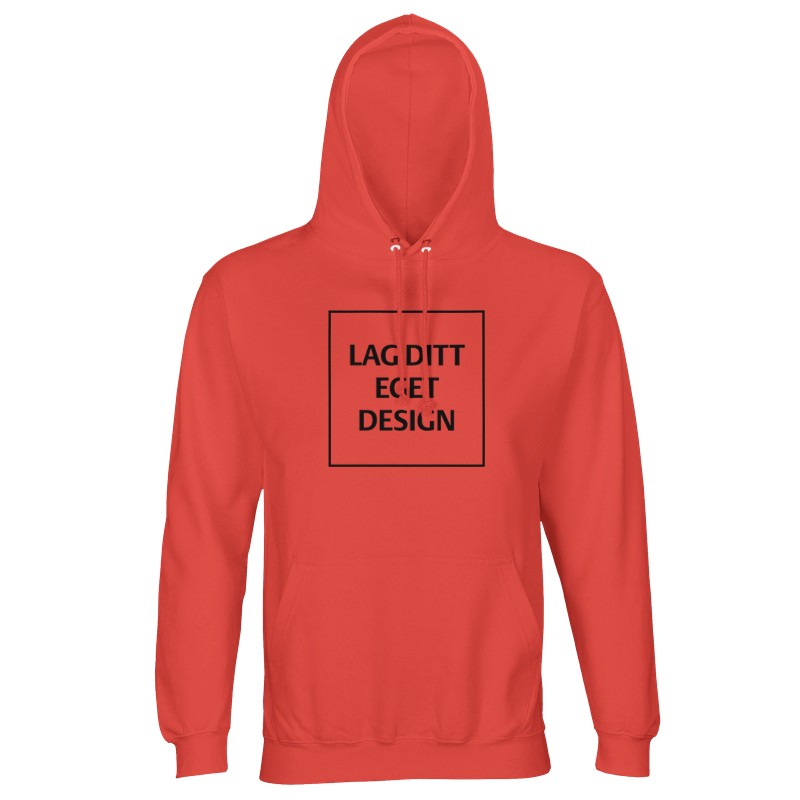Designa din egen återvunna unisexhoodie | Personligt tryck