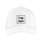 Återvunnen truckerkeps med eget broderi | Designa din egen keps med logotyp