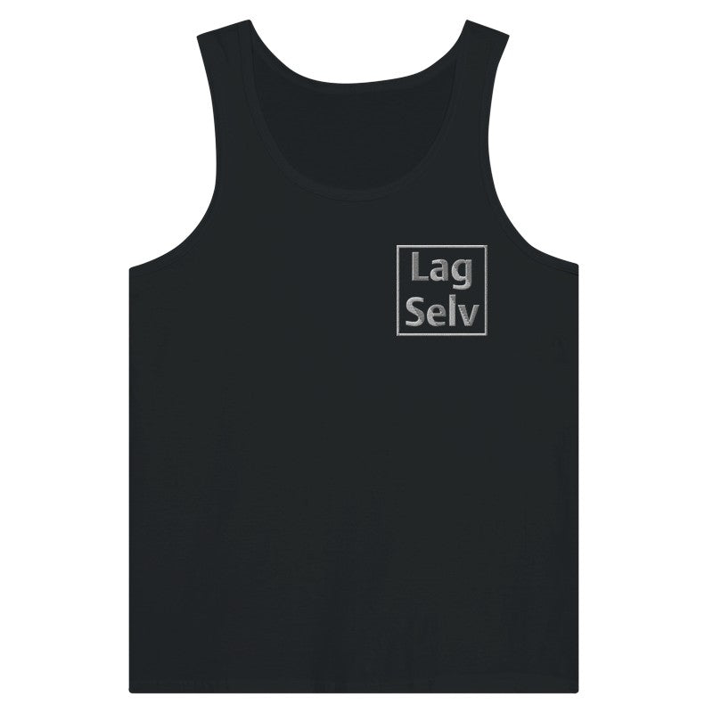 Designa din egen premium-unisex-linne med personligt broderi