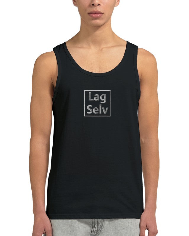 Designa din egen premium-unisex-linne med personligt broderi