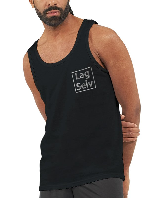 Designa din egen premium-unisex-linne med personligt broderi