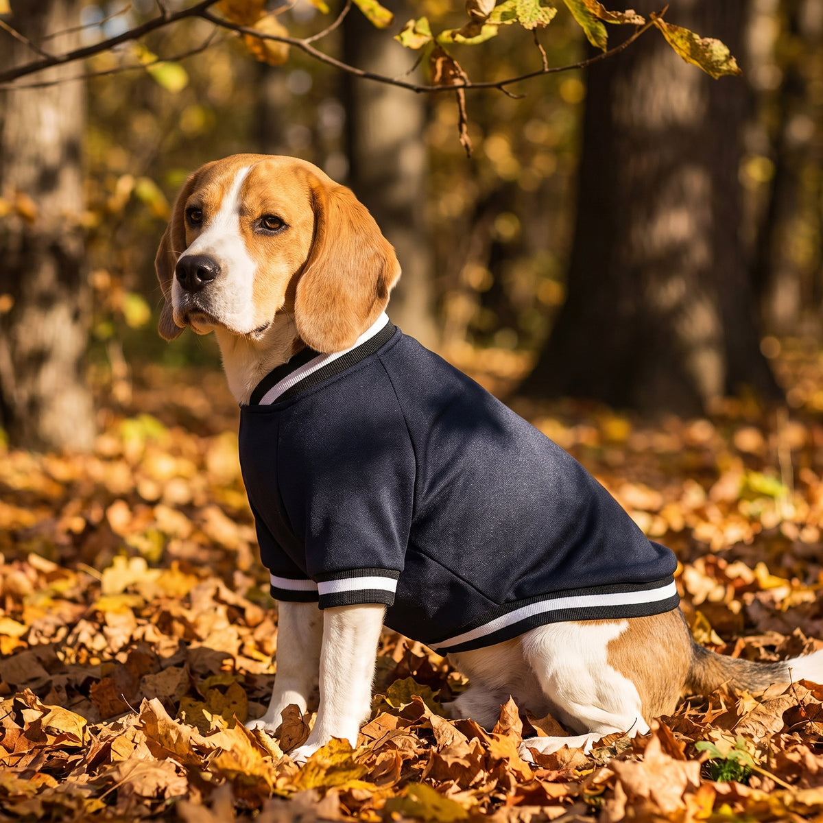 Varsity-jacka till Hund med Eget Tryck | Baseballjacka för Hund